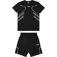 Lonsdale Survêtement 'Bewick' gris clair / noir / blanc