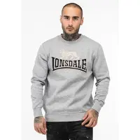 Lonsdale Lawins Sweatshirt Gris L Homme