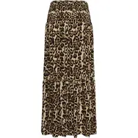 Kaffe Jupe 'KAMaxi' beige clair / cappuccino / noir