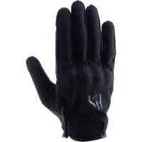 Helstons Bolt Perforated Leather Gloves Noir 9