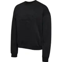 Hummel Boxy Crew Logo Sweatshirt Noir XL