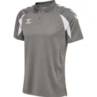 Hummel Core 2.0 Short Sleeve Polo Gris 2XL Homme