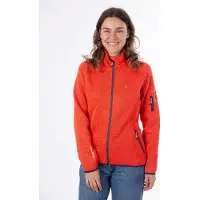 Aulp Rikka Full Zip Fleece Orange S Femme