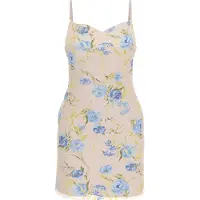 GUESS Robe courte SL LINDA MINI SLIP DRESS femmes - Multicolore - EU M