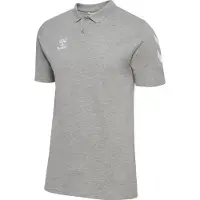 Hummel Polo à manches courtes Go 2.0 Chevron, gris, taille L, homme