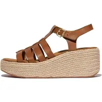 Original Brands Sandales à talons compensés Fitflop Fisherman, marron, taille 41 (EU), femme, marron, taille 41 (EU)