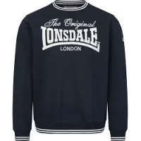 Lonsdale Sweat-shirt 'Clifton' bleu marine / blanc