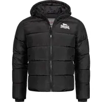 Lonsdale Veste d’hiver 'Trover' noir / blanc