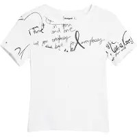 Desigual T-shirt noir / blanc