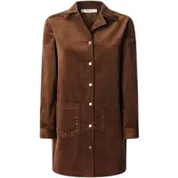 Pepe Jeans pour femme. PL9537694 Robe brune Noelia (M), Marron, Casuel, Coton, Manche longue