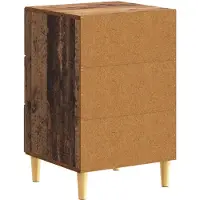 vidaXL Table de chevet Bois ancien 43 x 39,5 x 66,5 cm