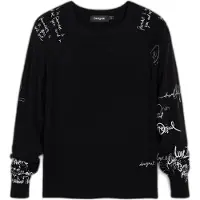 Desigual Pull MARQUETTE femmes - Noir - EU M