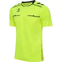 Hummel Referee Short Sleeve T-shirt Jaune M Homme