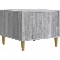 vidaXL Table basse Gris Sonoma 50 x 49 x 40 cm Panneau de bois