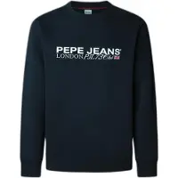 Pepe Jeans pour homme. PM5800029 Sweatshirt Matthew navy (L), Casuel, Coton, Marine