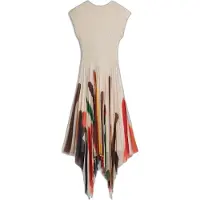 Desigual Robe BRUSHES LACROIX femmes - Beige - EU L