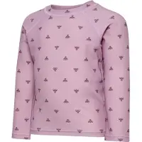 Hummel Mini Bee Aop Long Sleeve Rash Guard Rose 74 cm Enfants