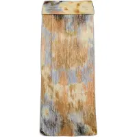 Desigual Jupe bleu / brun foncé / jaune
