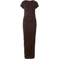 Urban Classics Tb8149 Short Sleeve Long Dress Marron M Femme