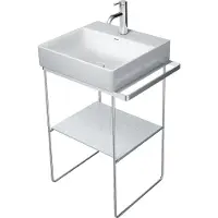 Duravit DuraSquare console en métal sur pied 565x451 mm, pour lavabo 235350, 0031151000