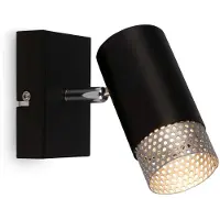 Briloner Spot, noir-chrome mat, excl. 1xGU10/max.9W