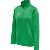 Hummel Sweat de sport vert gazon / blanc