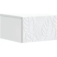 vidaXL Table d'appoint murale 2 pcs Blanc 34,5 x 33 x 20 cm