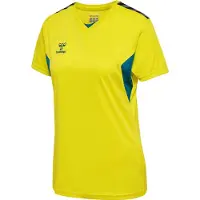 Hummel Authentic Short Sleeve T-shirt Jaune S Femme