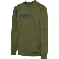 Hummel Sweat de sport olive / vert foncé