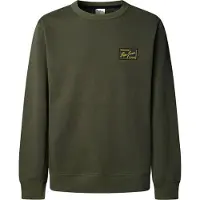 Pepe Jeans pour homme. PM5800139 Sweatshirt Soren vert olive (XL), Casuel, Coton