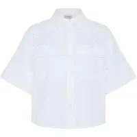 Fransa Chemisier 'FRBlair' blanc