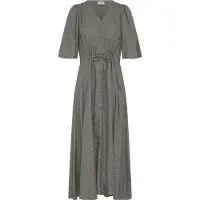 Fransa Robe 'FRLaya' gris foncé / blanc