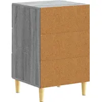 vidaXL Table de chevet Sonoma gris 43 x 39,5 x 66,5 cm