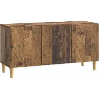 vidaXL Meuble TV 99 x 34,5 x 50 cm en bois recyclé et panneaux dérivés du bois