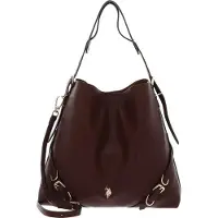 U.S. POLO ASSN. sac à épaule Guildford Tall Hobo Bag Brown marron foncé