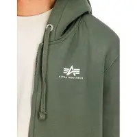 Alpha industries Veste de survêtement olive / blanc
