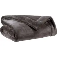 Vivaraise Plaid En Polyester Asphalte 150 X 200