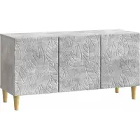 vidaXL Meuble TV 99 x 34,5 x 50 cm, gris béton, aggloméré