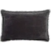 Vivaraise Housses de coussins FARA - Gris - 40x65 cm