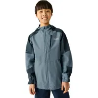 Regatta - Veste « Calderdale II », imperméable pour enfants RG9741 (110) (Bleu pâle/Ciel de nuit)