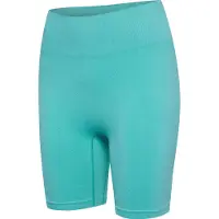 Hummel Hmlalive Seamless High Waist Shorts - pool blue, Größe:XL