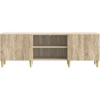 vidaXL Meuble TV 150 x 31 x 50 cm en bois d'ingénierie chêne Sonoma