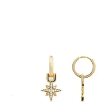 Luxenter Boucles d'oreilles 'Sionqui' blanc