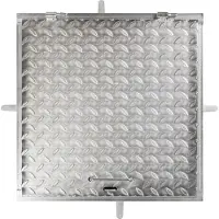 STREND PRO Tampon MC60, 600x600 mm, de regard, galvanisé, max. 150 kg