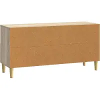 vidaXL Meuble TV 102 x 34,5 x 50 cm en aggloméré chêne Sonoma