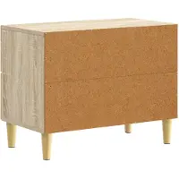vidaXL Table de chevet Chêne Sonoma 62 x 34,5 x 48 cm