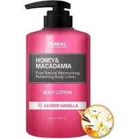 Kundal Lotion corporelle pure miel et macadamia Ambre Vanille 500 ml