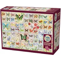 Adlibris Papillons et fleurs 2000 pièces