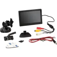 ACV Moniteur universel 5\pouces 2x entrée vidéo/1 x piédestal/ventouse