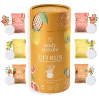 Body Restore Citrus Shower Steamers galets de douche 6 pcs